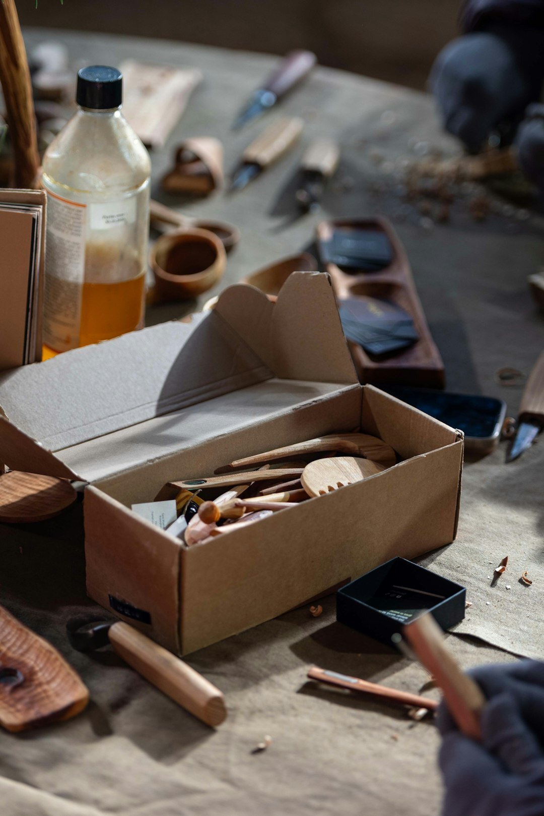 artisan carving wood
