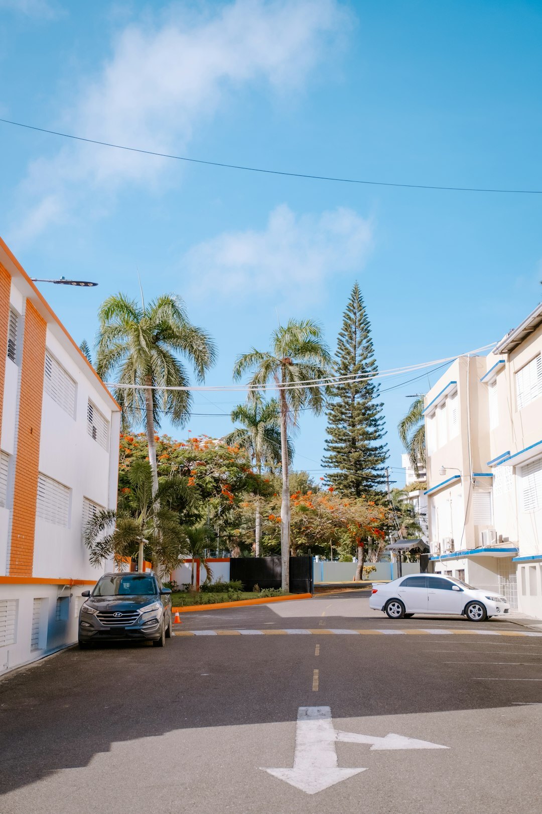 santiago neighborhood street scene