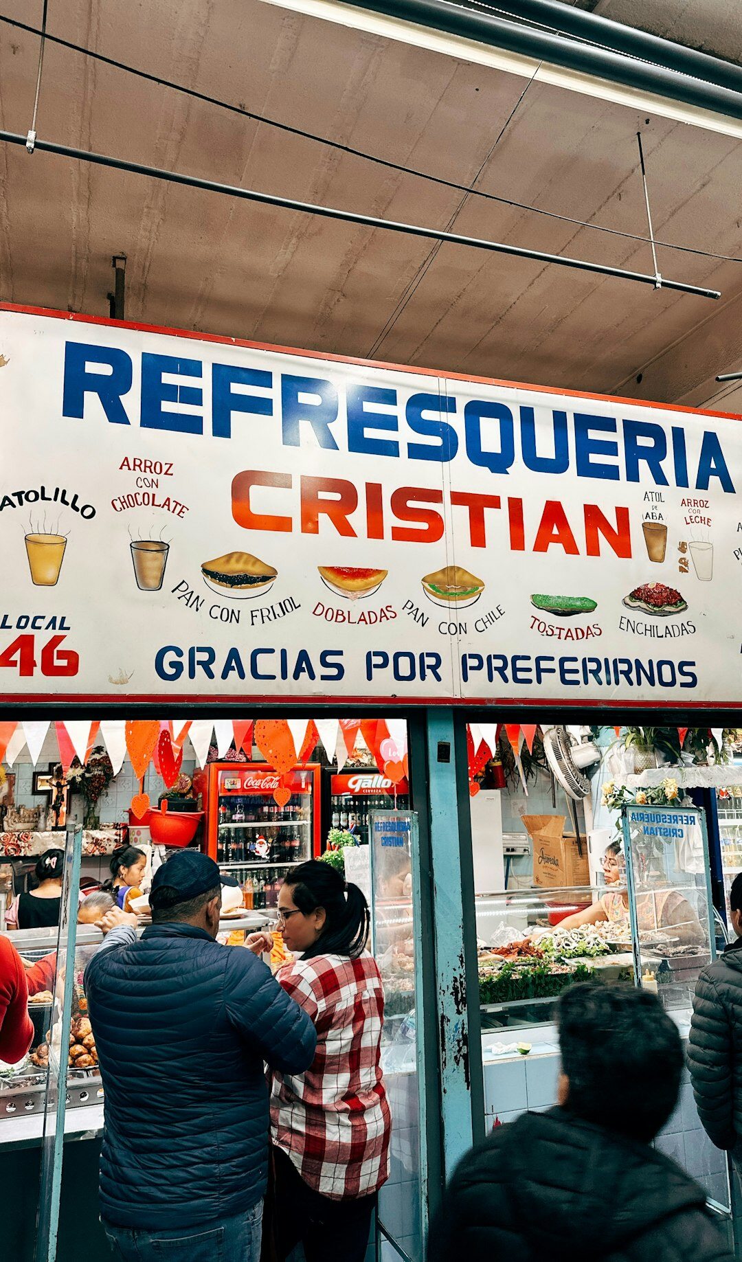 market vendors chile